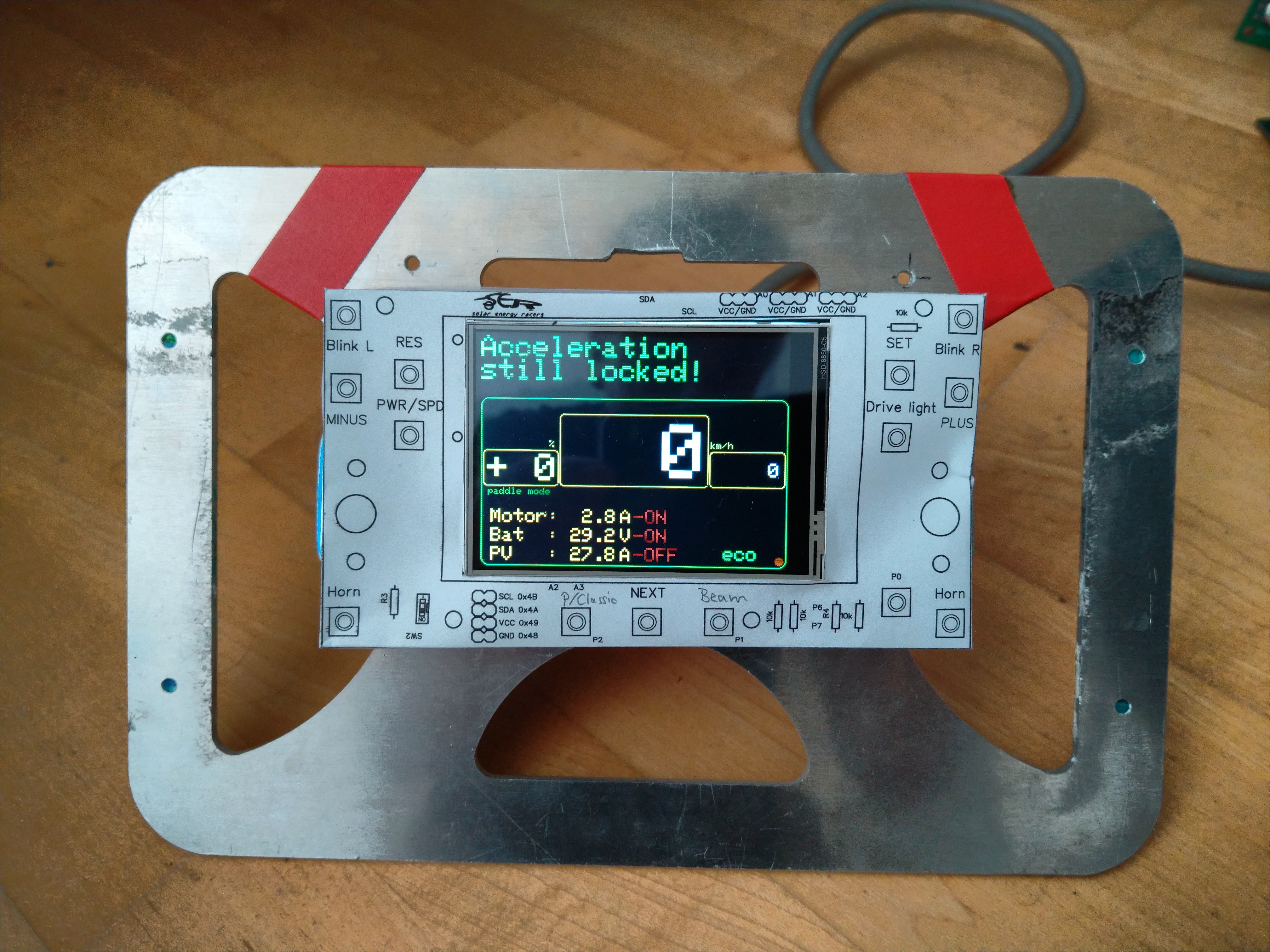 Prototyp Rennlenkrad Ser4